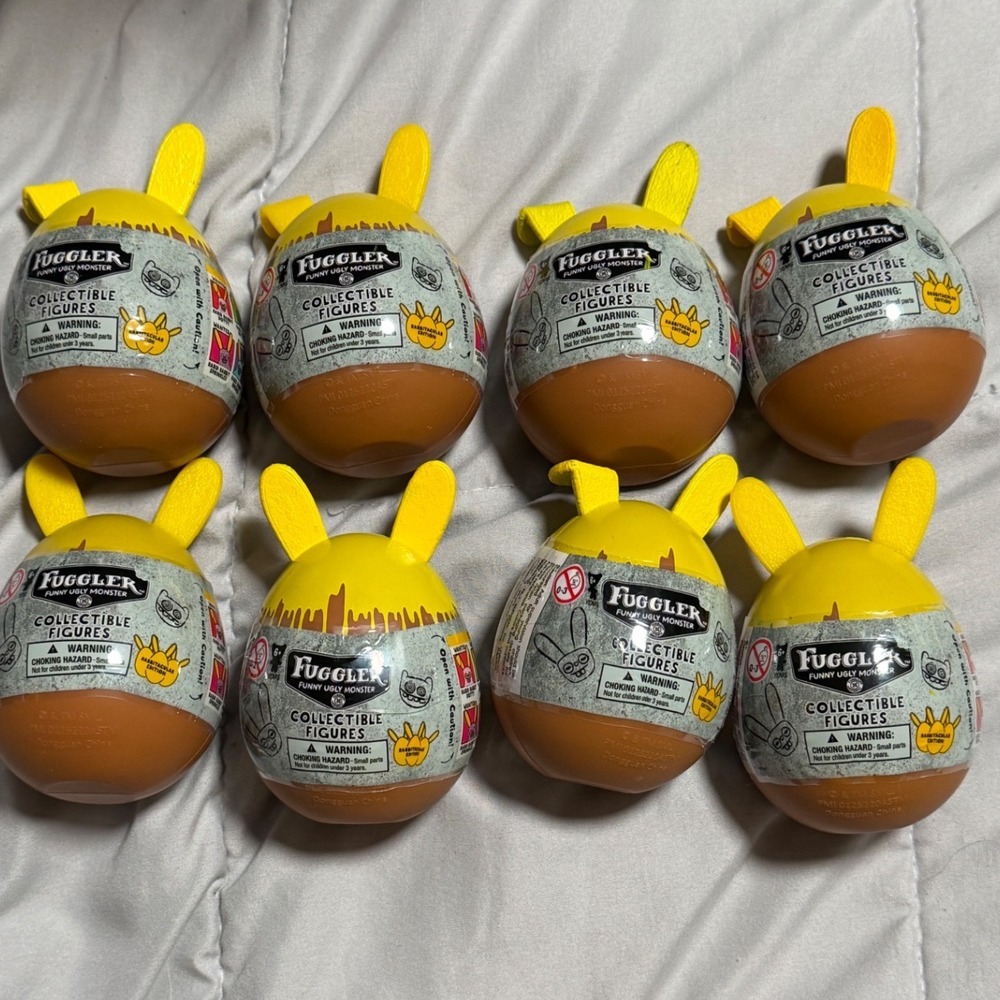 Lot of 8 Fuggler Funny Ugly Monster Rabbitacula Edition Blind Eggs New Sealed